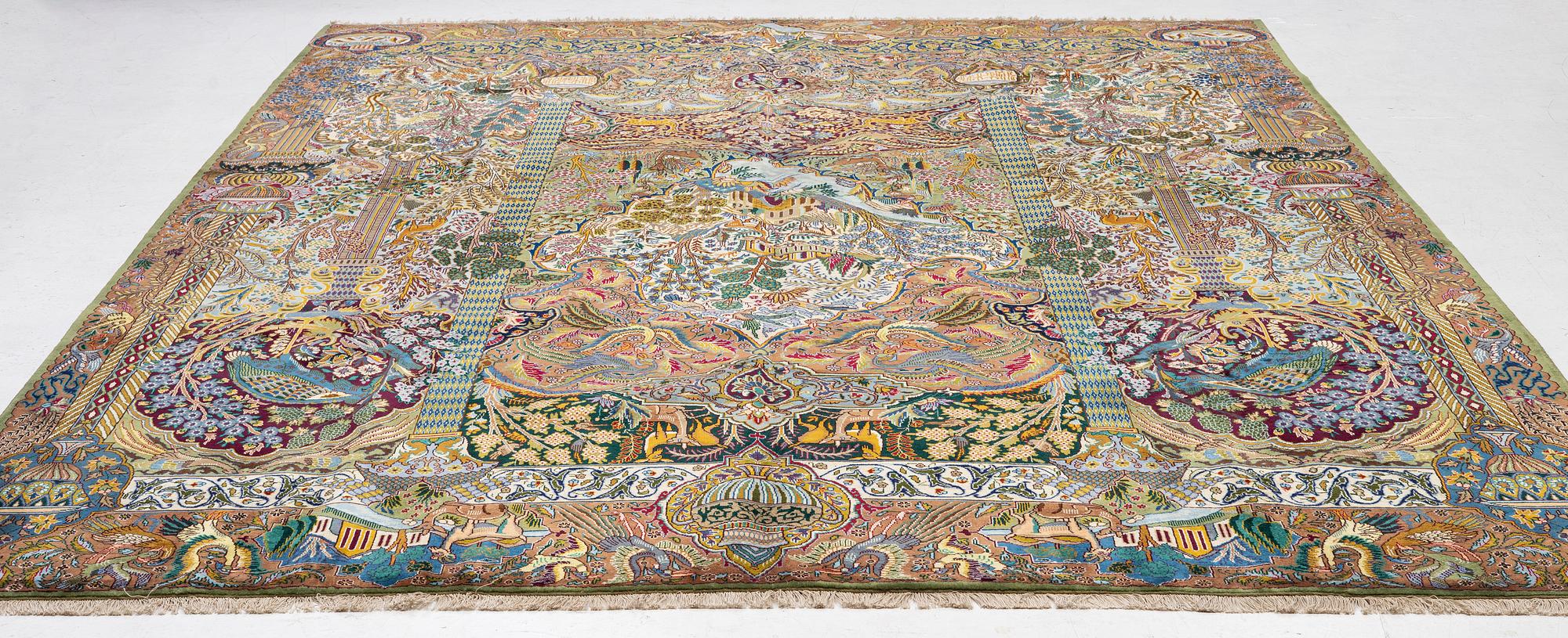 Matta, Kashmar, ca 390 x 300 cm.