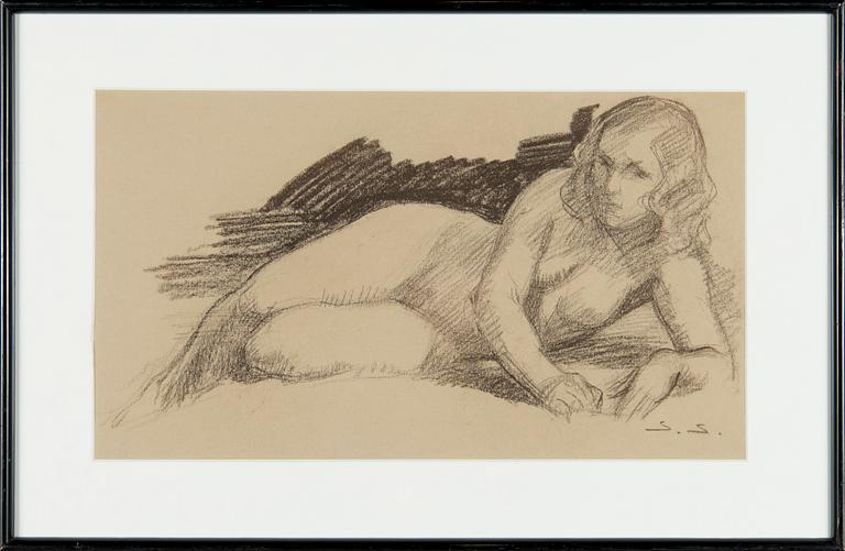 Santeri Salokivi, Reclining nude.