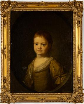 Engelsk skola, 1700-tal, Flicka i grön klänning.