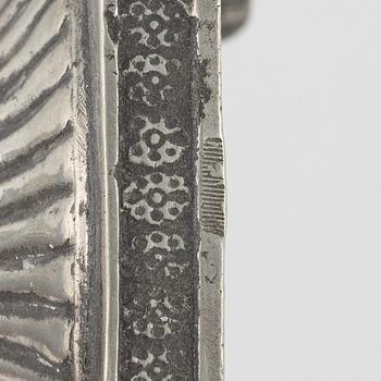 Samling tenn, 8 delar, bl.a. Erik Wikgren, Nyköping (mästare 1805-1846).