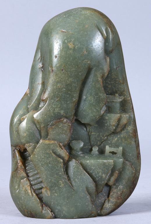 SKULPTUR, sten. Kina, troligen 1800-tal.