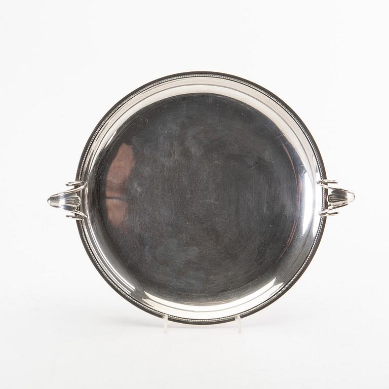 A Swedish 20th century  silver charger mark of GAB 18938 weight 566 grams.