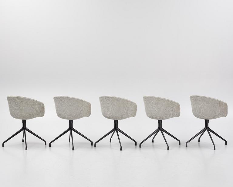 Hee Welling, stolar, 9 st, "About A Chair", Hay, Danmark, 2000-tal.
