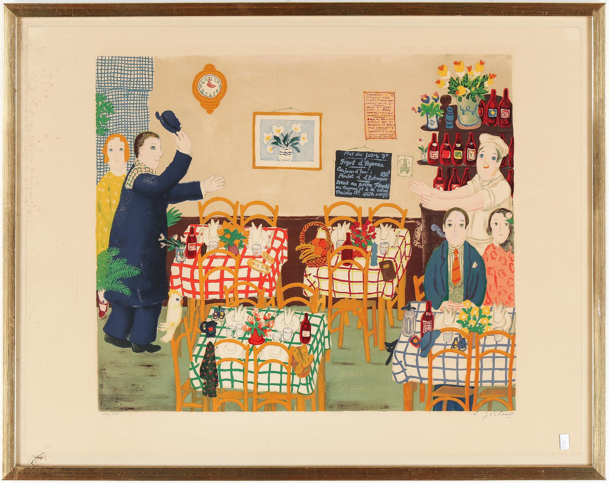 LENNART JIRLOW, färglitografi, signerad och numrerad 106/380.