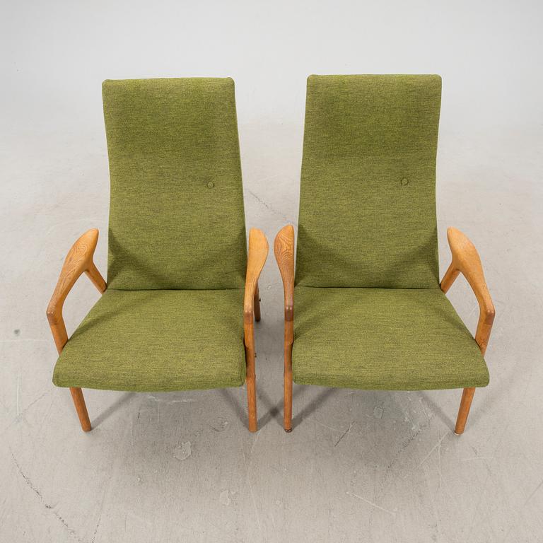 Yngve Ekström, a pair of Mingo armchairs designed in 1956.