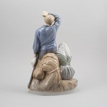 FIGURIN, porslin, Christian Thomsen, Royal Copenhagen, 1900-talets andra hälft.