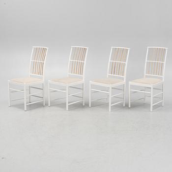 Josef Frank, chairs, set of 4, model 2025, Svenskt Tenn, Sweden, 2000s.