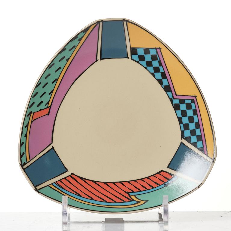 Dorothy Hafner, a 47-piece "Flash" ceramic dinner service, Rosenthal, Germany, post 1984.
