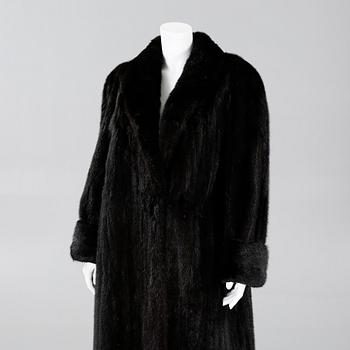 A mink fur coat.