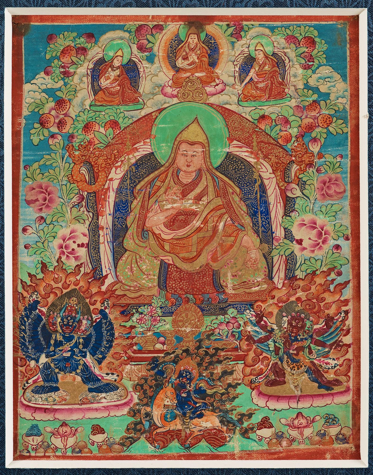 A Tibeto-Chinese tsagli of a Lama, 19th Century.