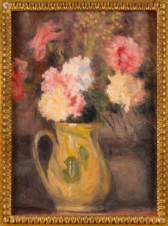LOUIS SPARRE, oil on cardboard, signed and dated -38.