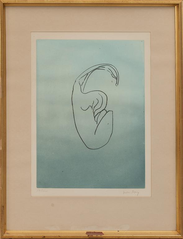 MAN RAY, färgakvatint, signerad och numrerad 57/100.