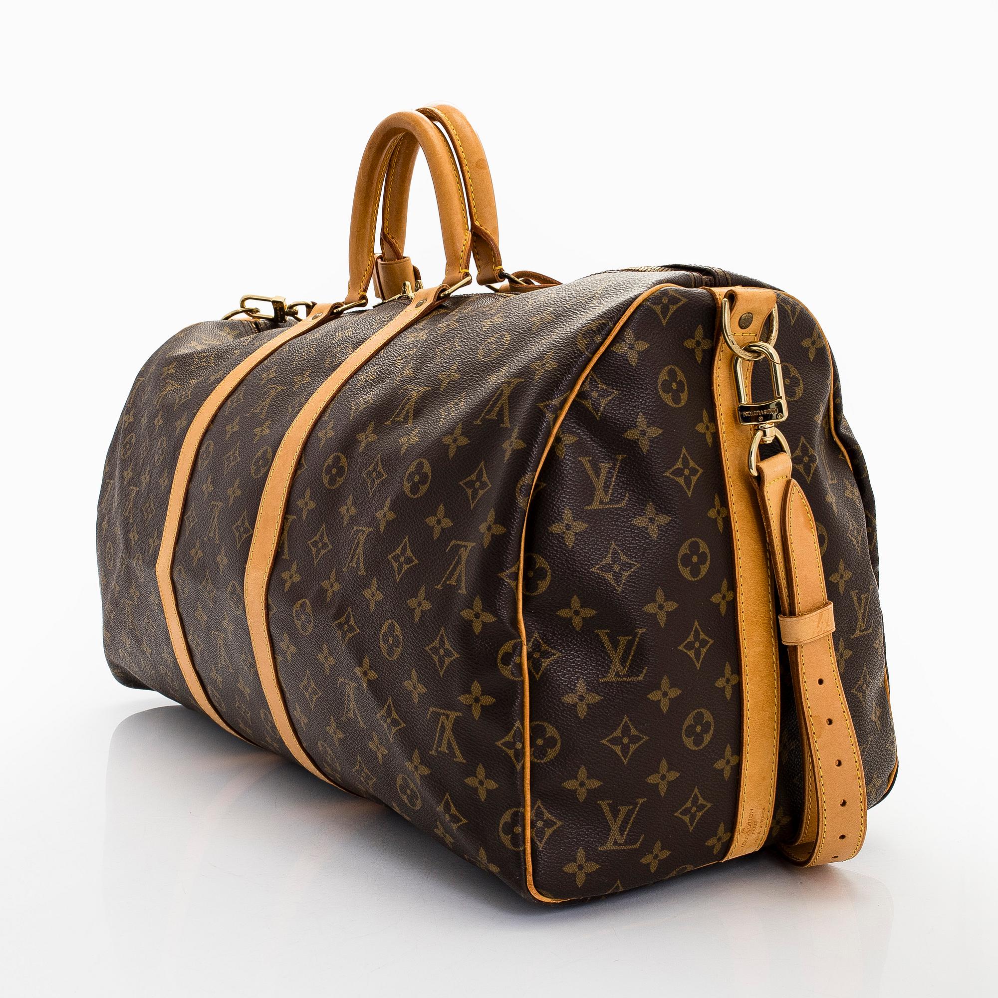 Louis Vuitton, viikonloppulaukku, "Keepall 55 Bandoulière".
