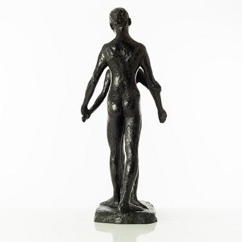 Gudmar Olovson, sculpture. Signed. Numbered. Foundry mark. Bronze, height 62 cm, length 32 cm.