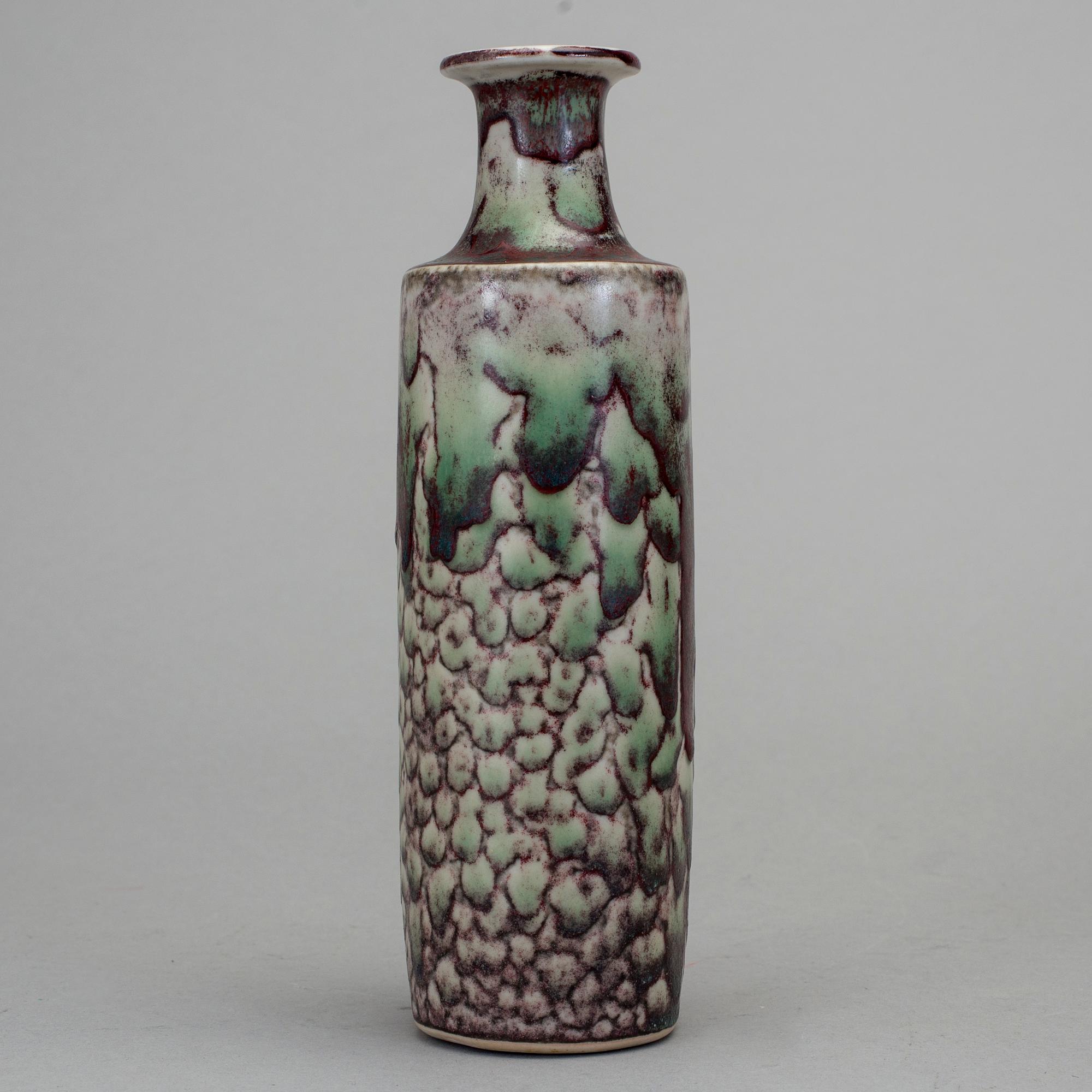 VAS, stengods, Stig Lindberg, Gustavsberg Studio, 1970-tal.