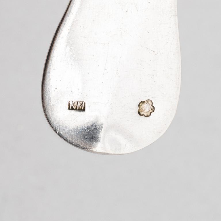 A 45-piece silver flat ware set, Austria-Hungary, 1867-72.