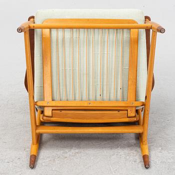 Arne Vodder, a model 'FD 161' armchair, France & Son, Denmark, 1950's.