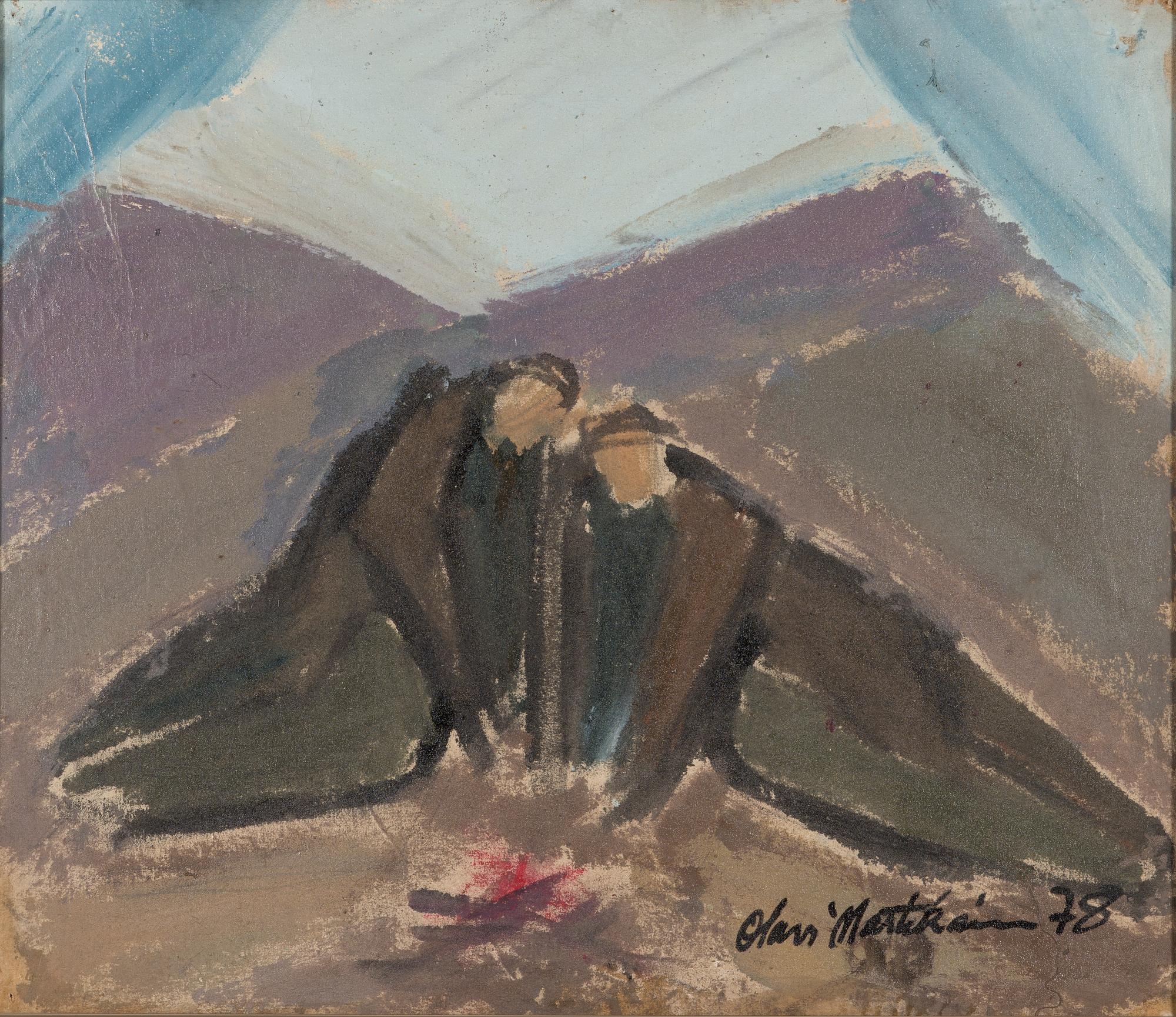 Olavi Martikainen, öljy kankaalle, signeerattu ja päivätty -78.