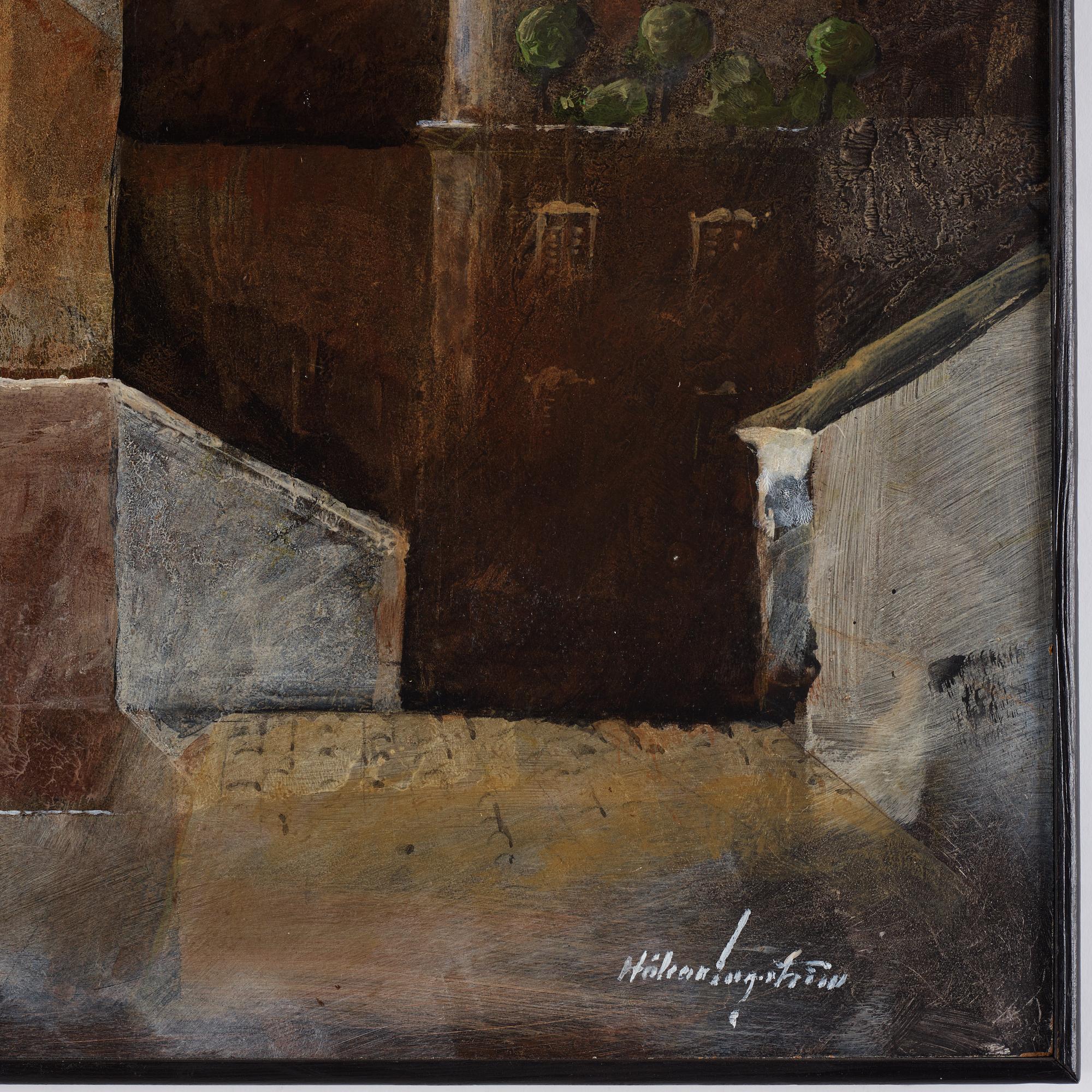 KARL HÅKAN ENGSTRÖM, oil on panel Signed.