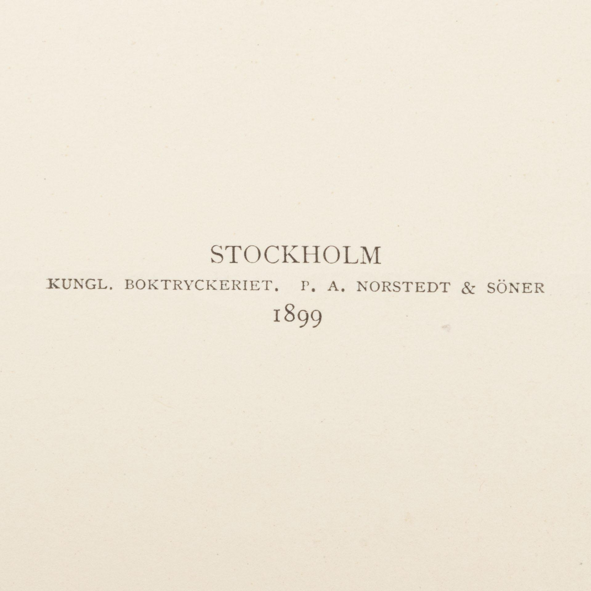 Books, 19 volumes, including Gustaf Elgenstierna's 'Svenska Adelns Ättartavlor'.
