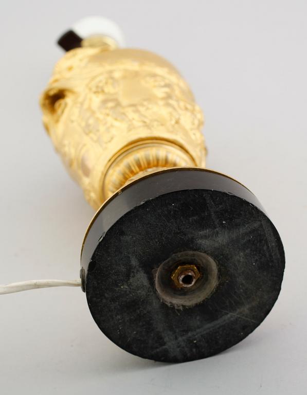 BORDSLAMPA, empirestil, 1800-/1900-tal.