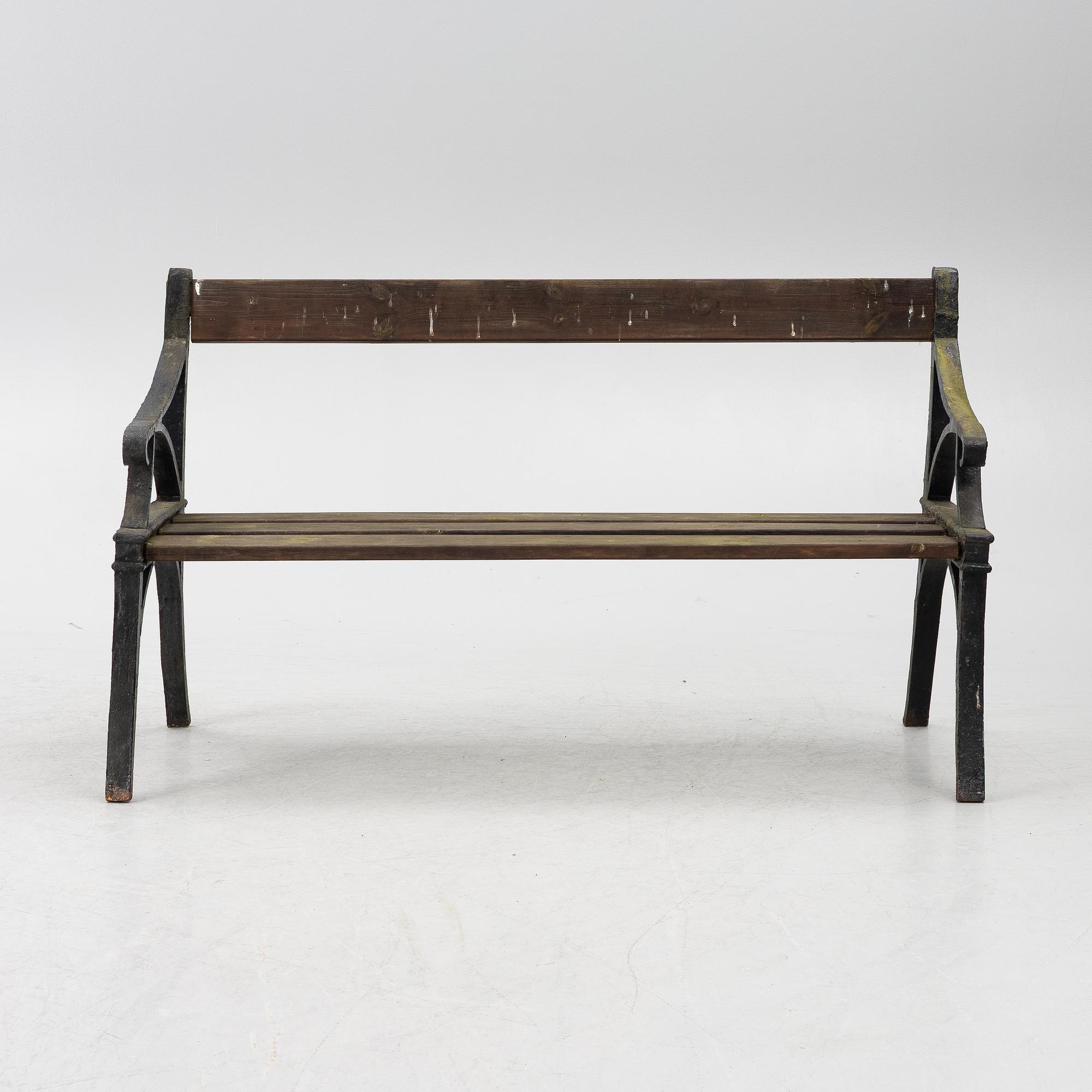 Garden sofa, Byarums bruk, 20th century.