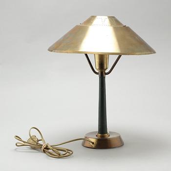 A table lamp by E. Hansson & Co AB Malmö, around mid 20th century.