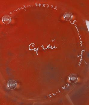 SKÅL, graal, Gunnar Cyrén, "Klockor", Orrefors 1992.