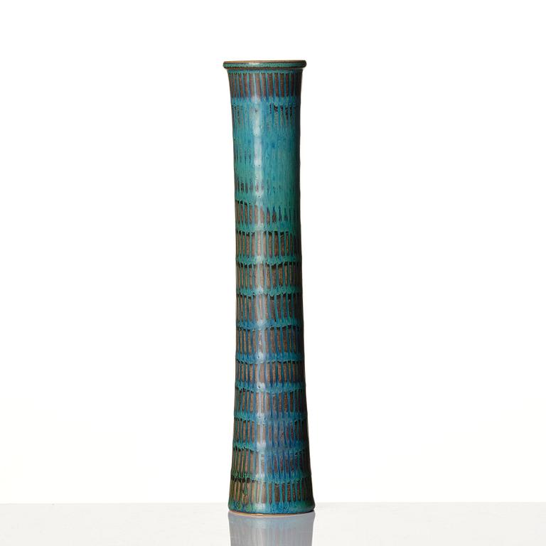 Stig Lindberg, a stoneware vase, Gustavsberg Studio, 1964.