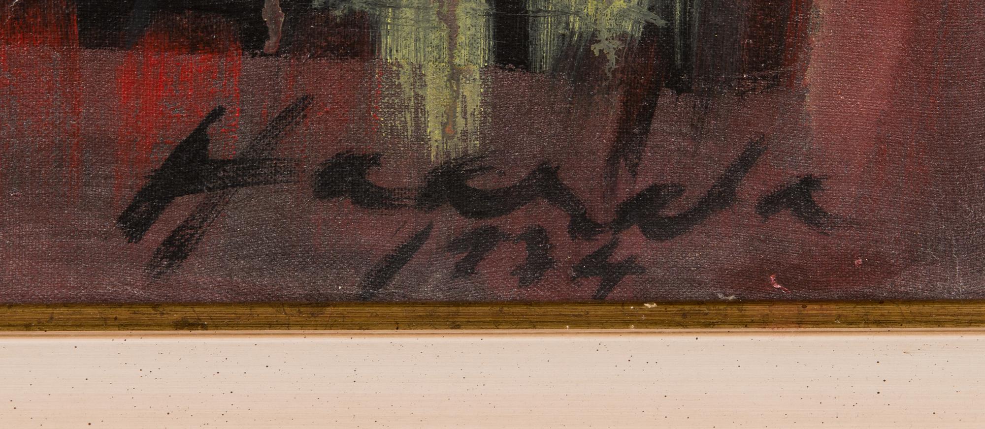 Olavi Haarala, oil on canvas, signed and dated-74.