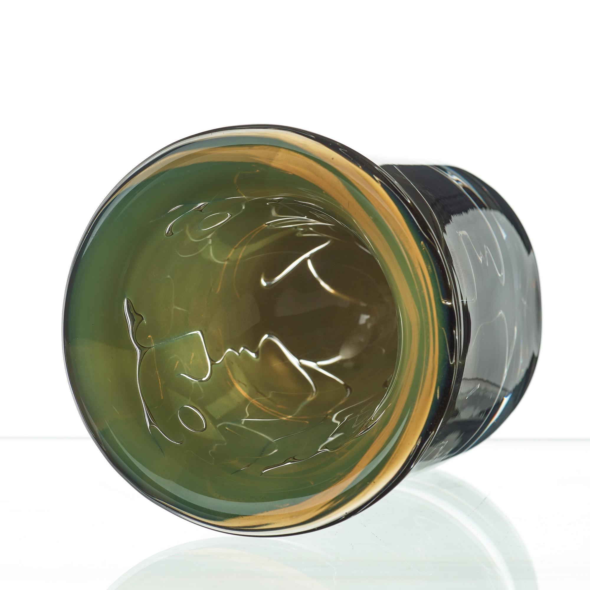 Ingeborg Lundin, An Ingeborg Lundin 'Ariel' glass vase, Orrefors, Sweden 1987.