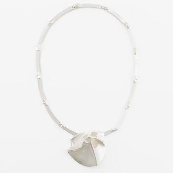 Björn Weckström, necklace/brooch, "Labyrinth", sterling silver, Lapponia 1991.