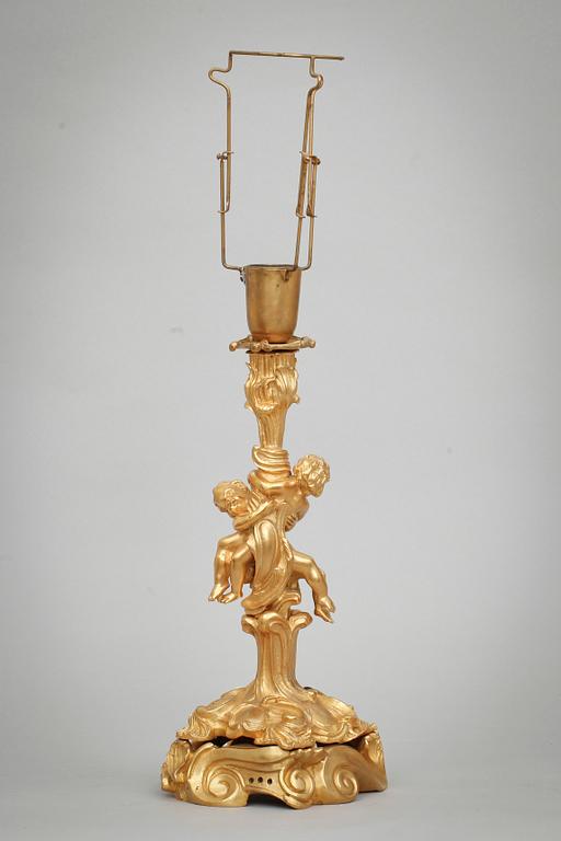 BORDSLAMPA, nyrokoko, 1800-talets slut.
