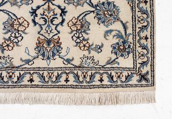 Carpet, gallery model, Nain, approximately 380 x 79 cm.