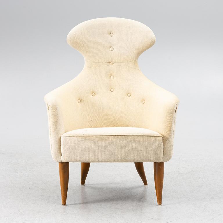 Kerstin Hörlin Holmqvist, armchair, "Stora Eva" from the series "Paradiset", Triva, Nordiska Kompaniet, mid-20th century.