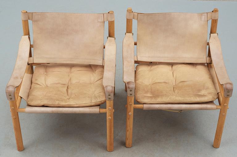 FÅTÖLJER, ett par, "Sirocco", Arne Norell, Norell Möbler AB, 1970-tal.