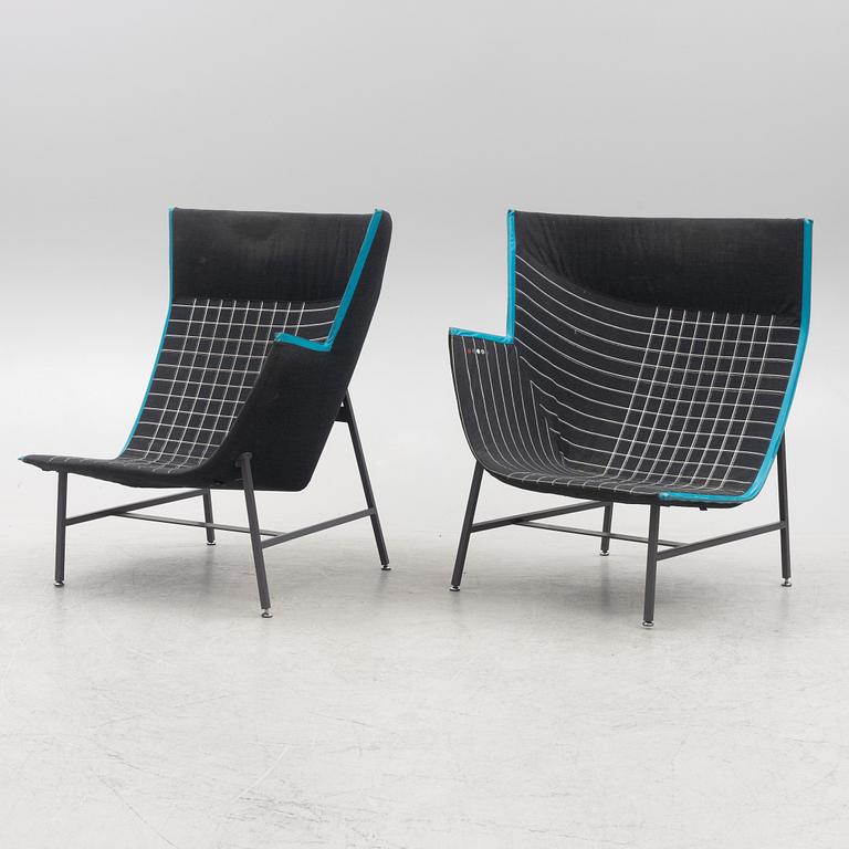 Nipa Doshi & Jonathan Levien, a pair of "Paper Planes" armchairs, Moroso, Italy.