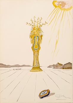 Salvador Dalí, "Daphne" from the folder "Time suite".