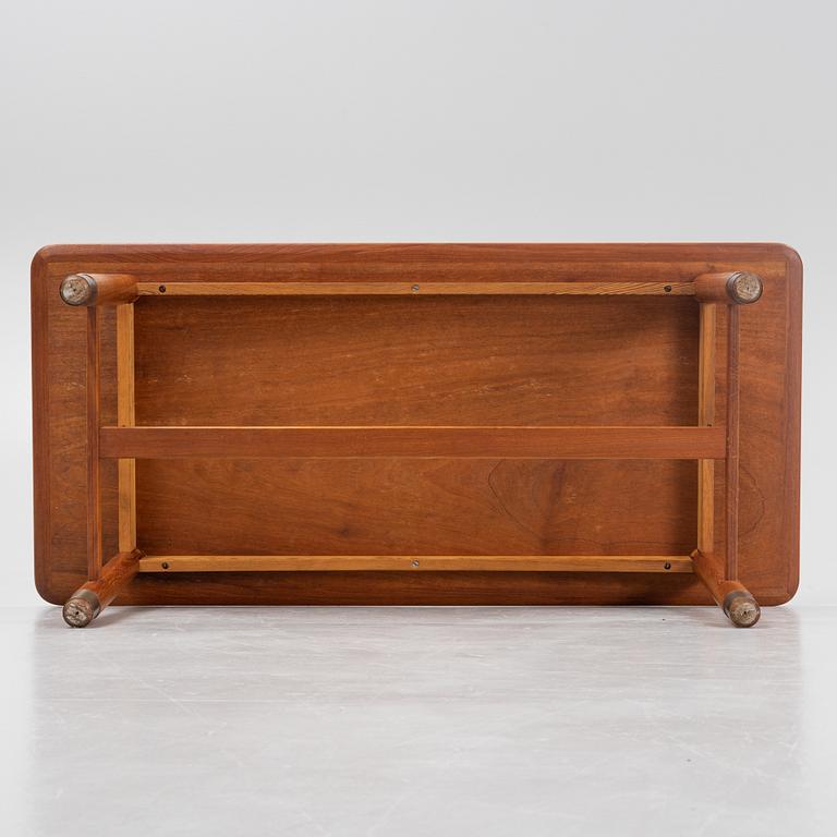 A Teak Veneer Coffee Table, mid 20th century.