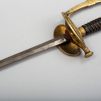 A 19th century French smallsword.