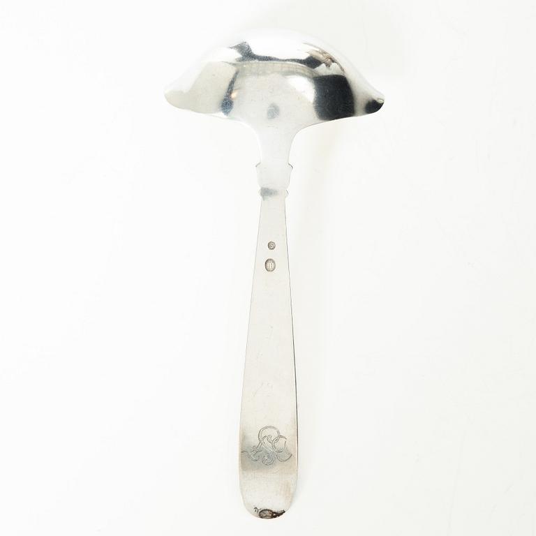 A Danish silver sauce boat, marks of Carl M. Cohr, Fredericia, Denmark 1937.