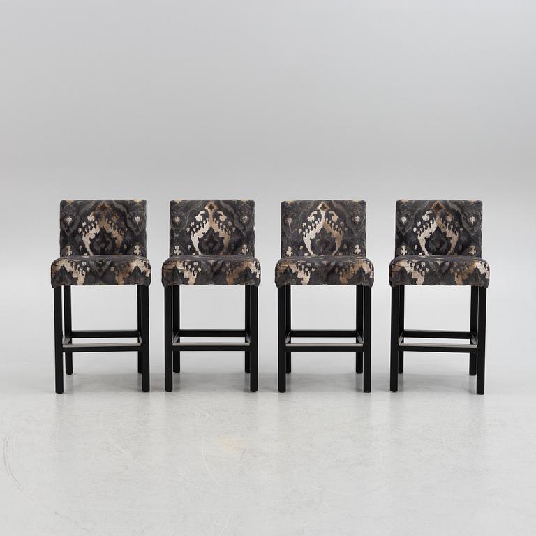 Four "Cosmo" bar chairs, Slettvoll.