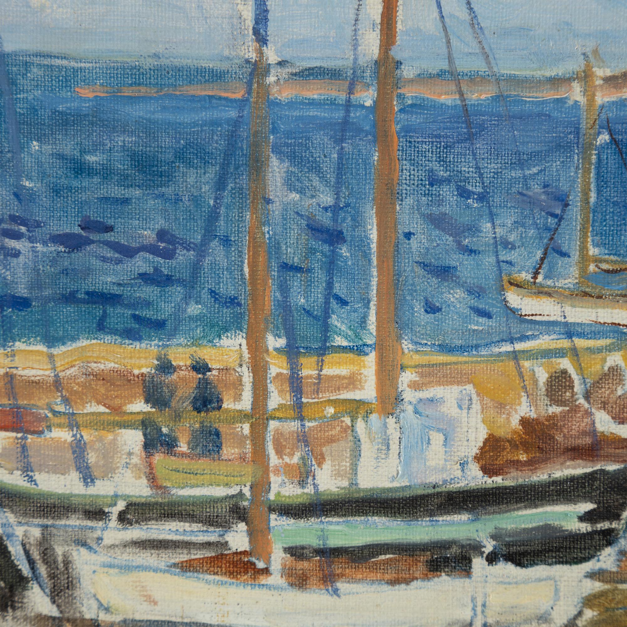 Olle Nordberg, oil on canvas, signed and dated 1924.