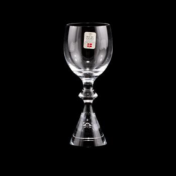 PORTVINS-/SHERRYGLAS, 12 st, "Prince", Holmegaard, 1900-talets andra hälft.