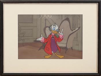 HANDPAINTED FILMCELL - DISNEY, Ludwig von Drake, probably 1950s.