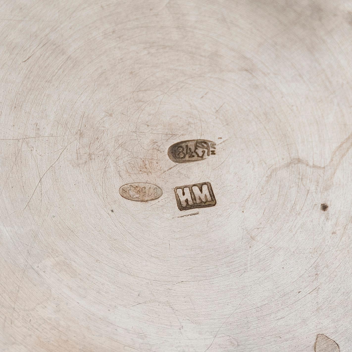 Ivan Nikolajev Miekin, gräddsnäcka, silver, Moskva 1898-1909.