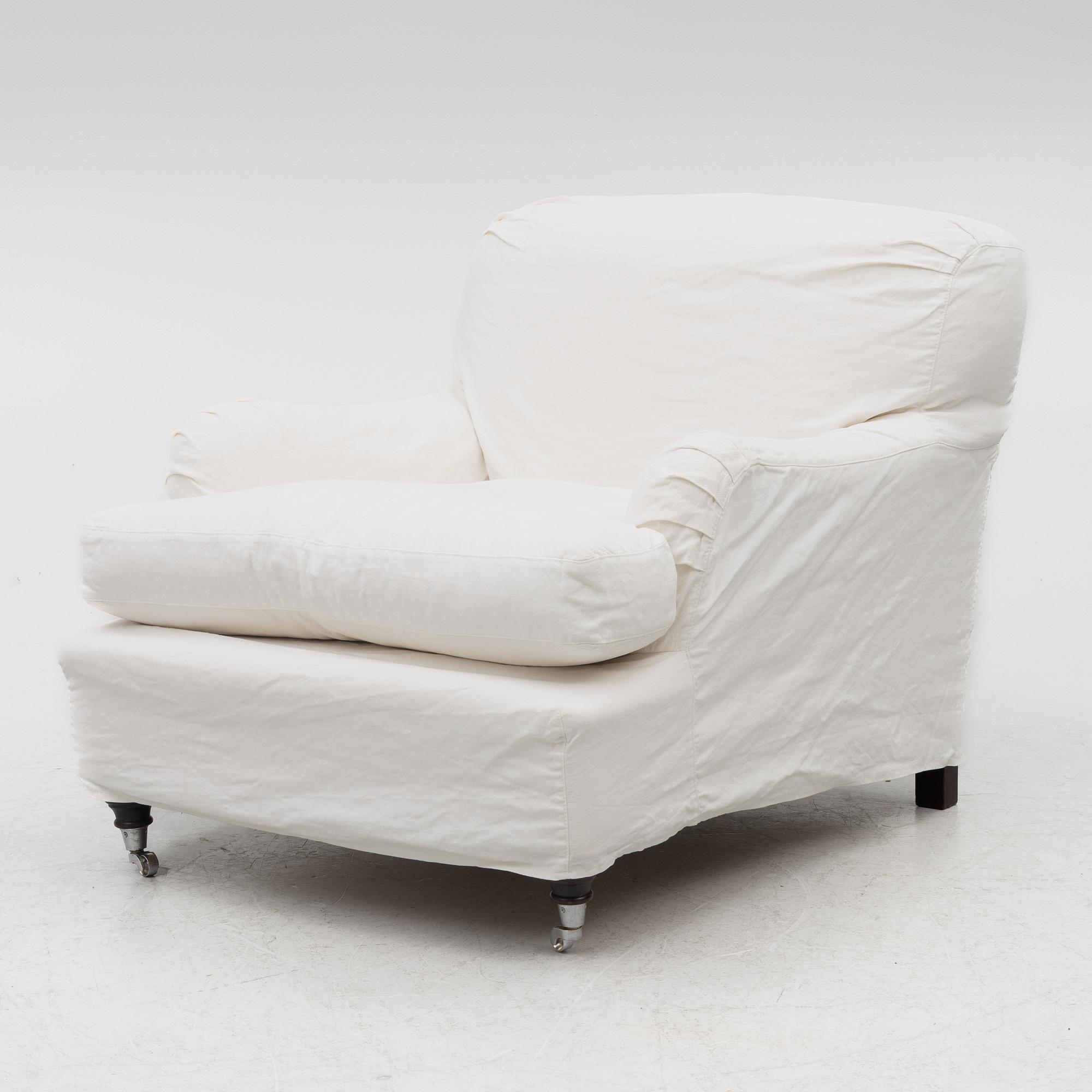 A Howard model armchair, contemporary.