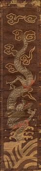 Sidenbroderi, Kina, 1800/1900-tal.