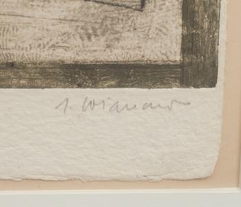 JAMES COIGNARD, färgetsning med carborundum, signerad och numrerad 18/75.