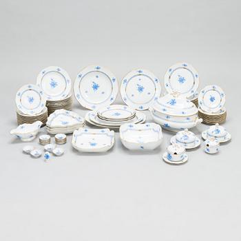 A Herend 81-piece porcelain tableware set, Hungary 1980s.